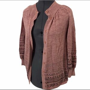 4/$25 sale Vintage pink cardigan